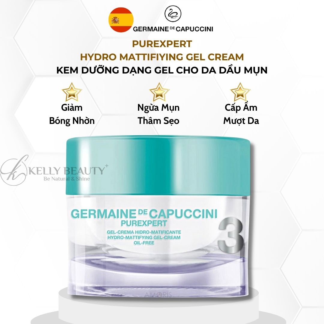 Kem Dưỡng Cho Da Dầu Mụn Germaine PUREXPERT Hydro Mattifiying Gel Cream | Kelly Beauty