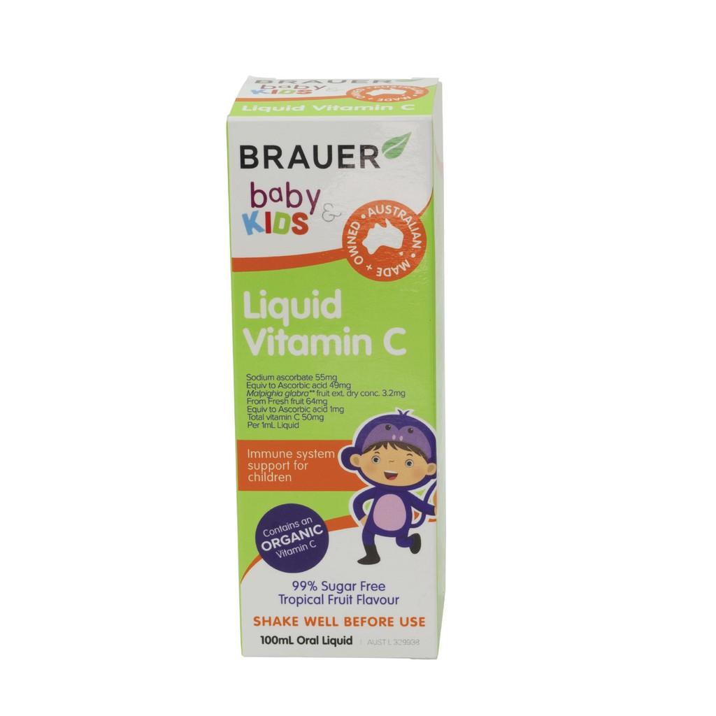 Brauer Vitamin C dạng lỏng 100ML