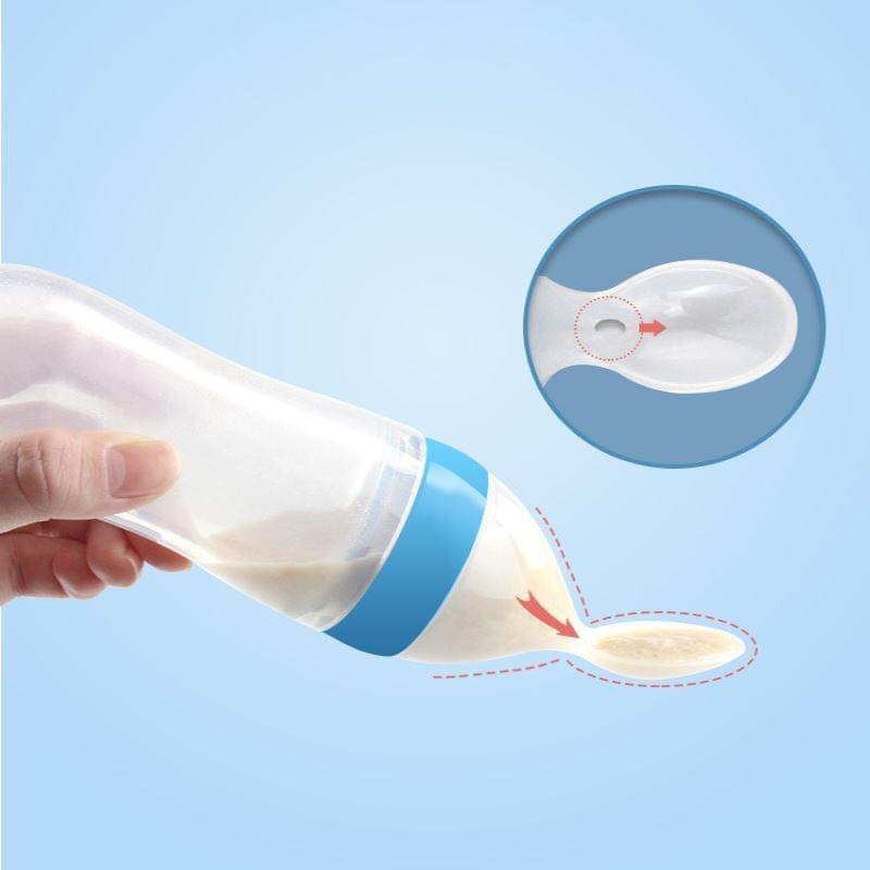 BÌNH THÌA ĂN DẶM SILICON AN TOÀN CHO BÉ YÊU