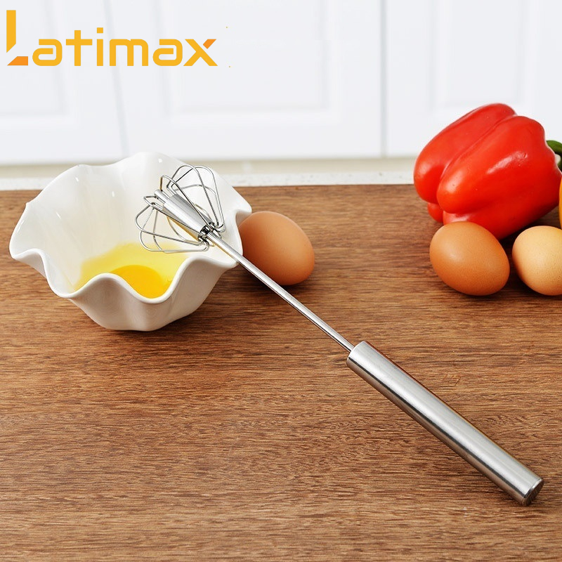 Cây Đánh Trứng Cầm Tay Tự Xoay Inox Chống Han Gỉ - Máy Đánh Trứng, Tạo Bọt Cà Phê Cầm Tay Tự Khuấy Cao Cấp