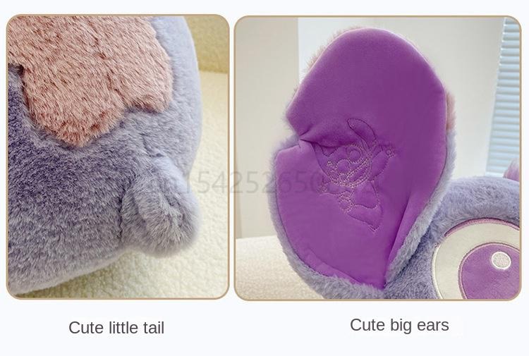 Gấu bông Stitch màu tím – Quà tặng thú nhồi bông nhân vật hoạt hình siêu dễ thương – Size từ 25 đến 80 cm – Gối ôm cho bé ngủ ngon