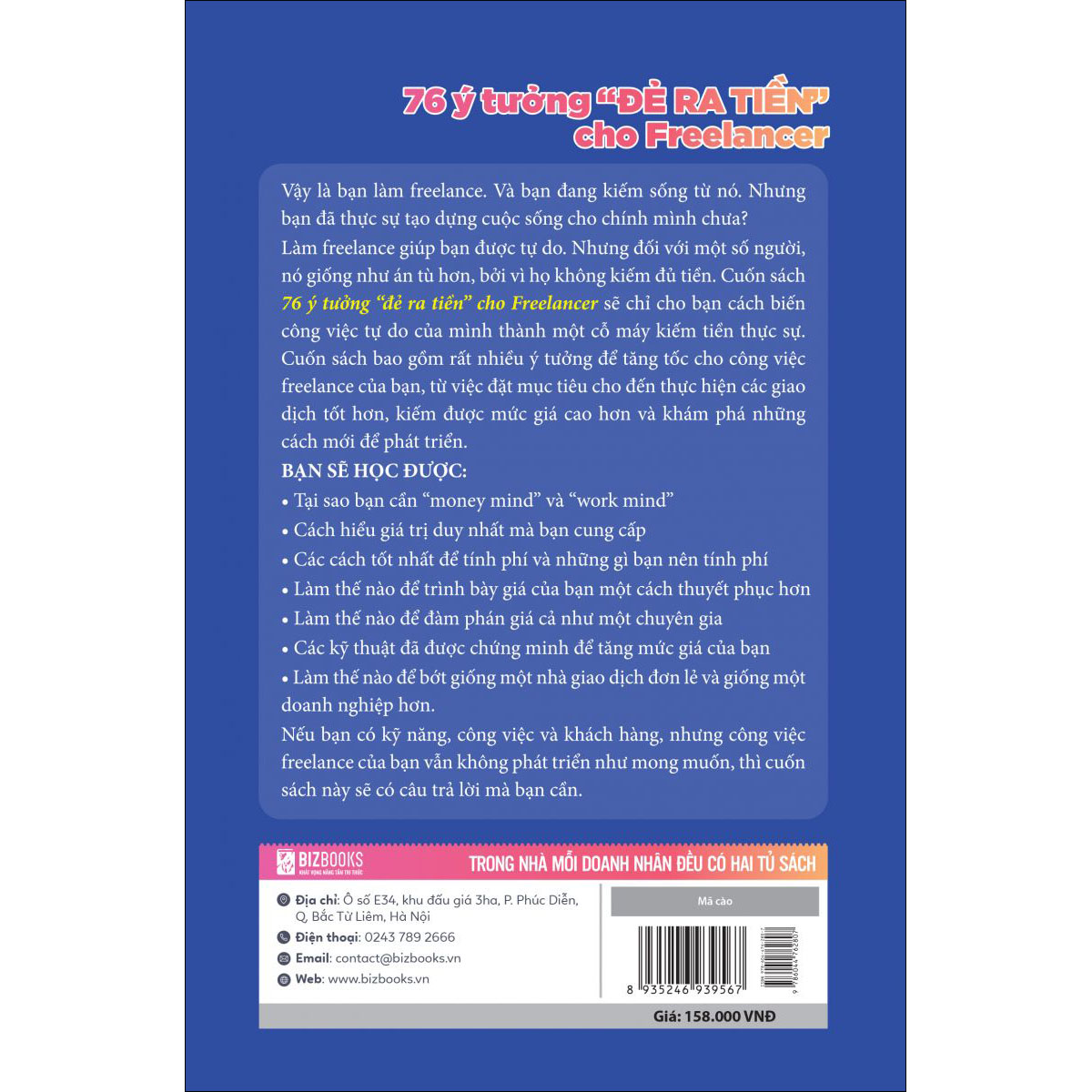Sách 76 ý tưởng “đẻ ra tiền” cho Freelancer