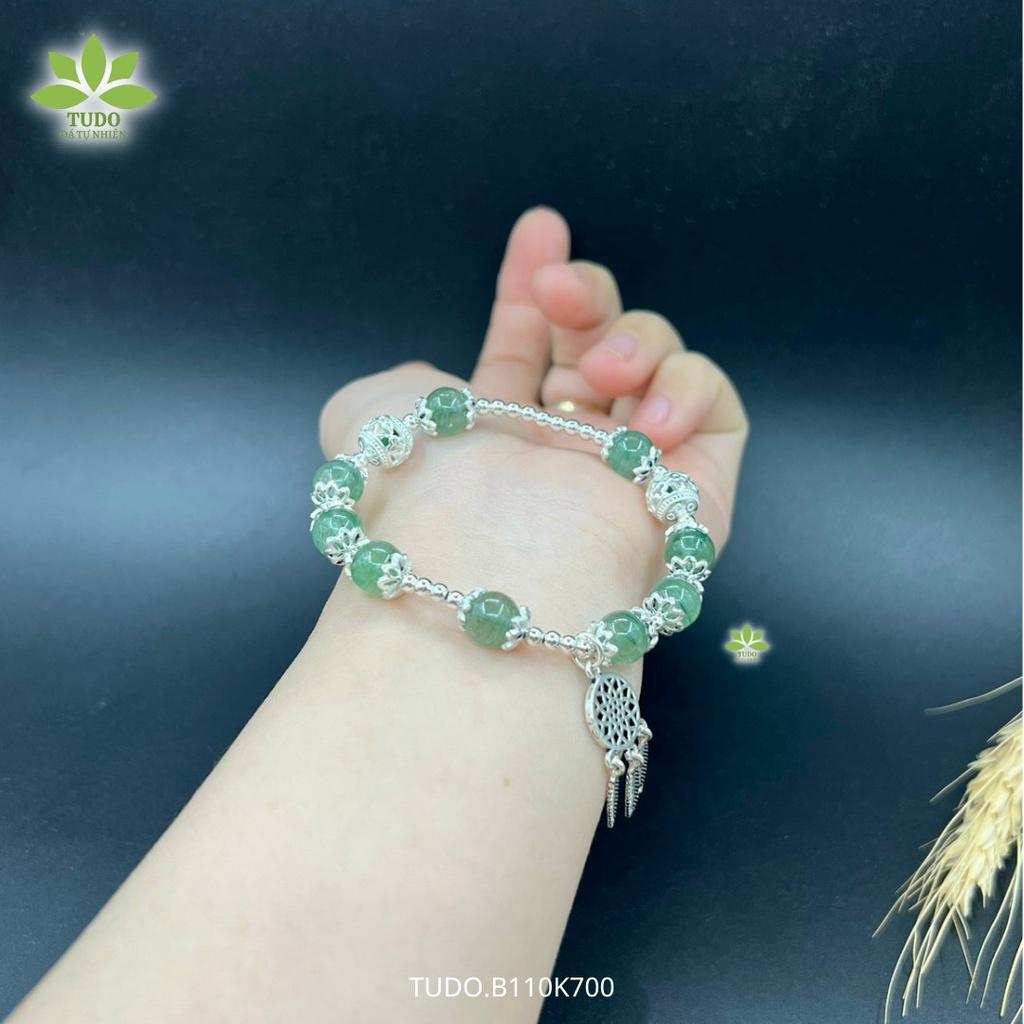 Vòng Tay Nữ Đẹp - Vòng Phong Thủy Mệnh Mộc Hỏa TUDO B110K700 VCBTADX Charm Bạc Dreamcatcher - Sức Khỏe Như Ý