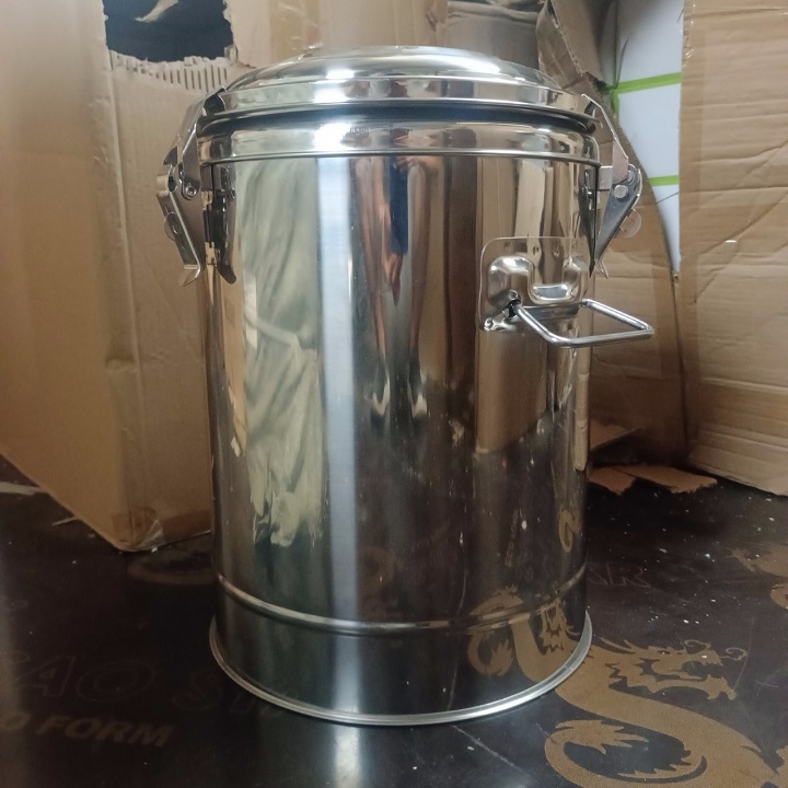 Bình Ủ Trà 3 Lớp Cách Nhiệt Inox 304 Không Vòi Dung Tích 20 Lít Cao Cấp