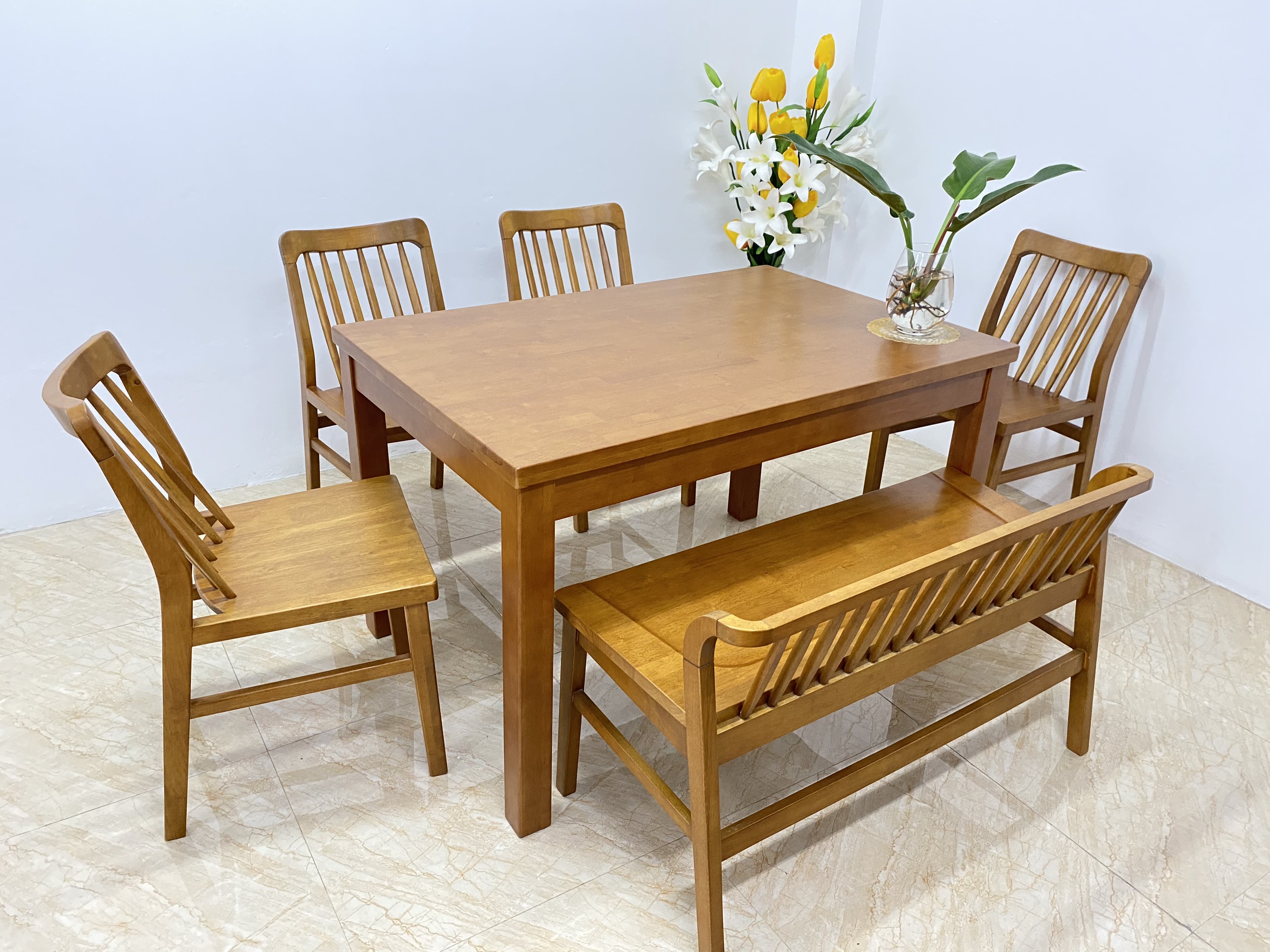 Bộ bàn ăn xuân hè 1m2