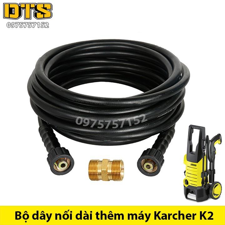 Bộ dây áp lực nối dài 8m máy rửa xe Karcher K2 360, K2 Basic, K2 420, K3 450 - Máy phun rửa áp lực cao Karcher