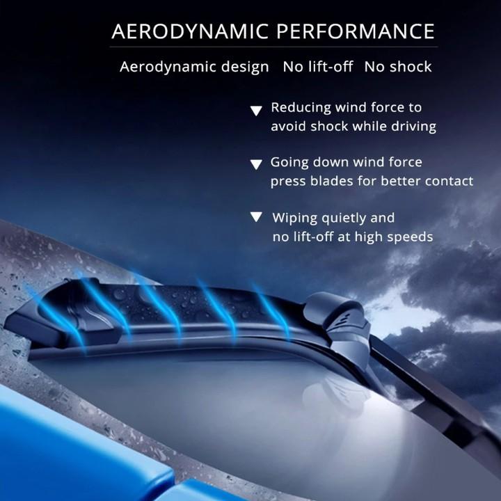 Bộ 2 thanh gạt nước mưa ô tô đa năng Nano cao cấp dành cho xe Hyundai: Accent Đời 2016 - Trở lên