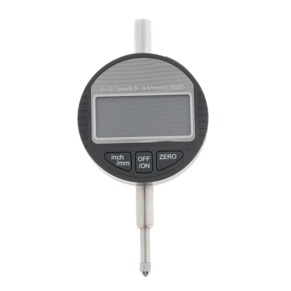 0-12.7MM Gauge Digital Dial Indicator Precision Tool 0.01mm/0.0005in Measure