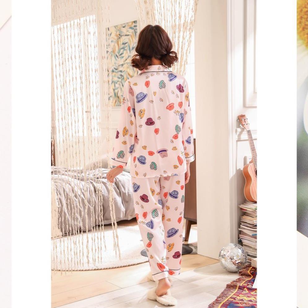 Đồ ngủ nữ pijama – đồ bộ mặc nhà hoạ tiết xinh chất mát B66