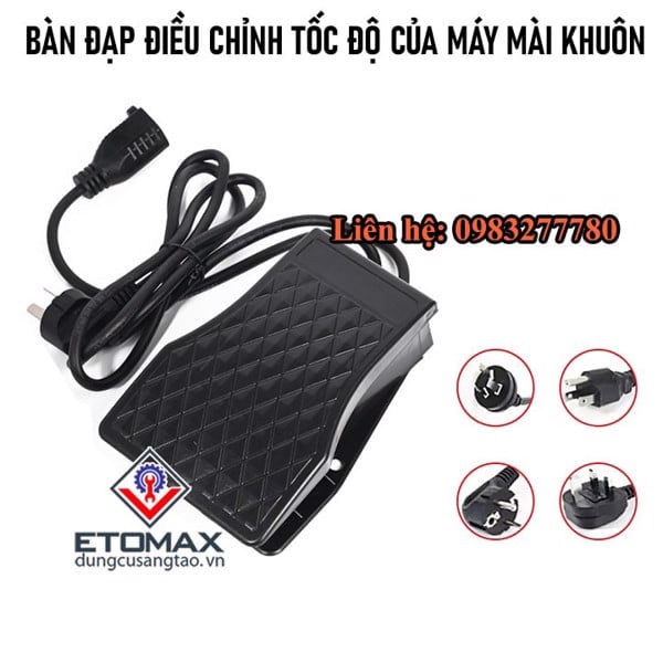 Máy mài khuôn mô tơ treo, chân đạp điều chỉnh tốc độ