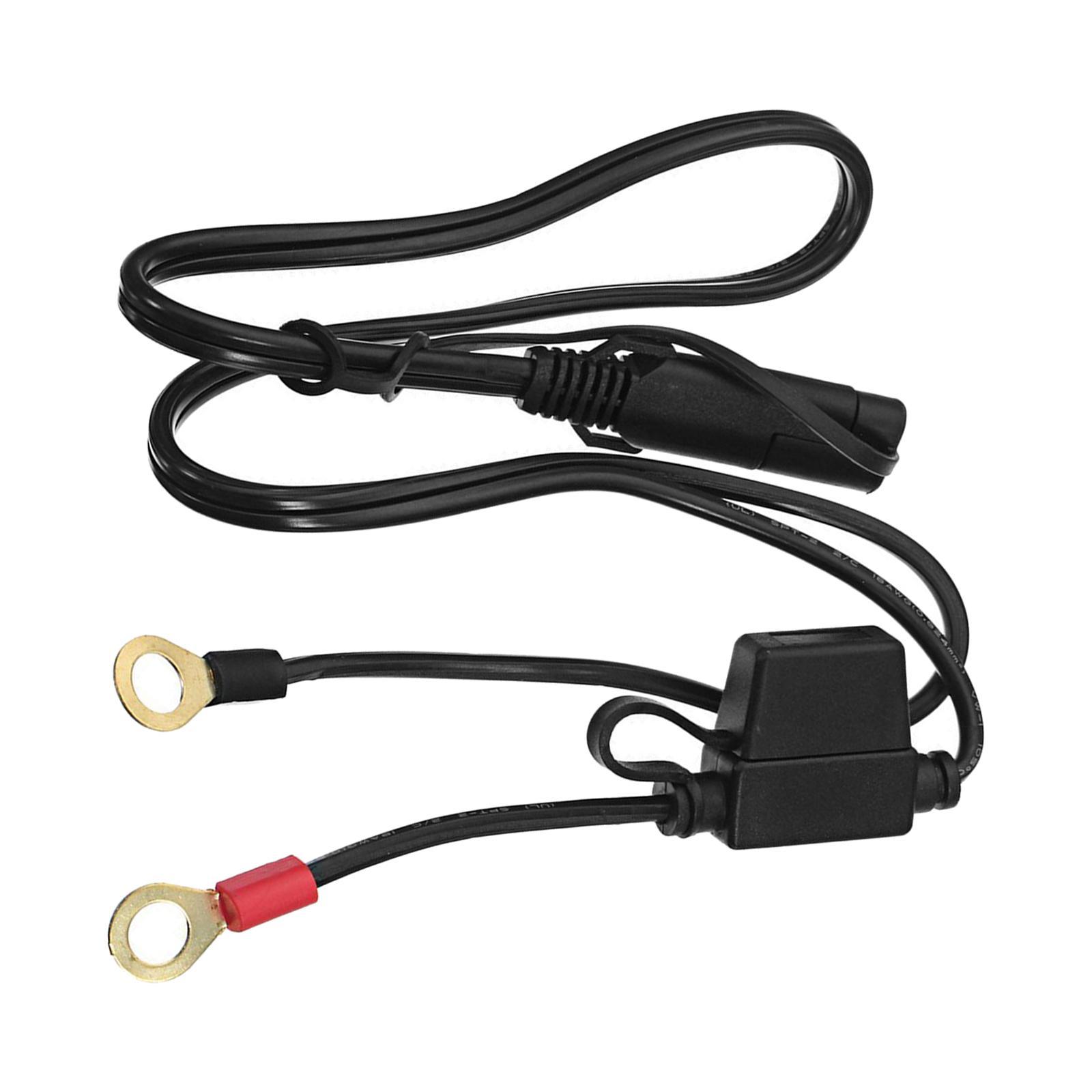 SAE Quick Disconnect Cable Fit for Motorcycle Battery Charger Terminal