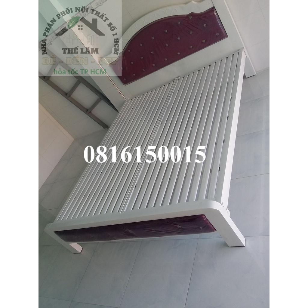 Giường sắt hộp dày 5x10 sơn tĩnh điện chống rung- chống ồn