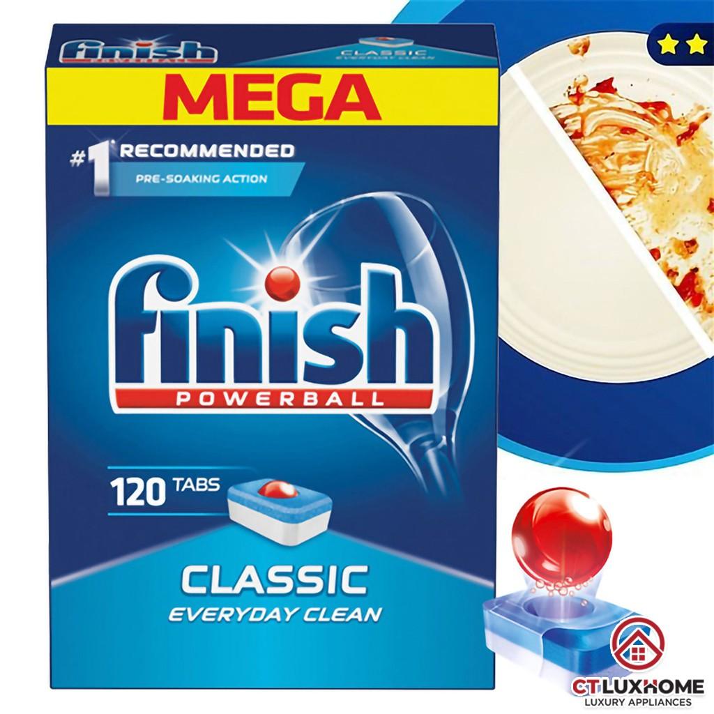 Viên rửa chén bát Finish Classic 120 viên - Hàng chính hãng