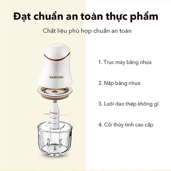 Máy xay đa năng mini SAMONO SW099 Nhỏ Gọn - Hàng Chính Hãng