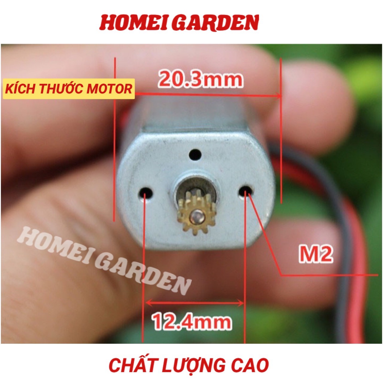 Motor mini 131 FK131SH tốc độ cao 28000 RPM bảng mạch chống nhiễu dùng cho xe điều khiển RC - D0085