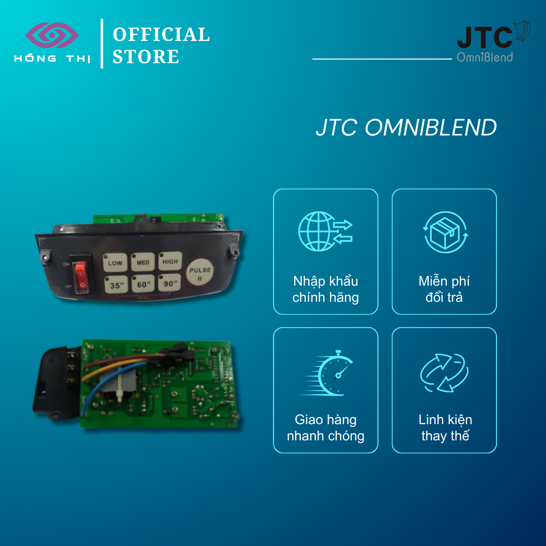 Phụ kiện bộ mạch công tắt sử dụng cho máy TM-800A - hiệu JTC Omniblend