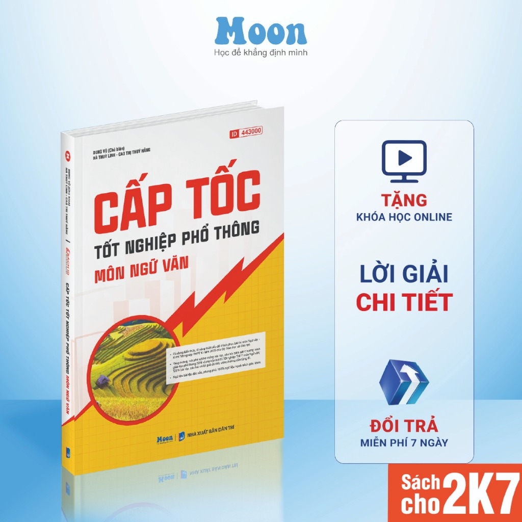 Tổng ôn cấp tốc Toán, Lý, Hoá, Anh 12, sách ôn luyện thi tốt nghiệp THPT 2025