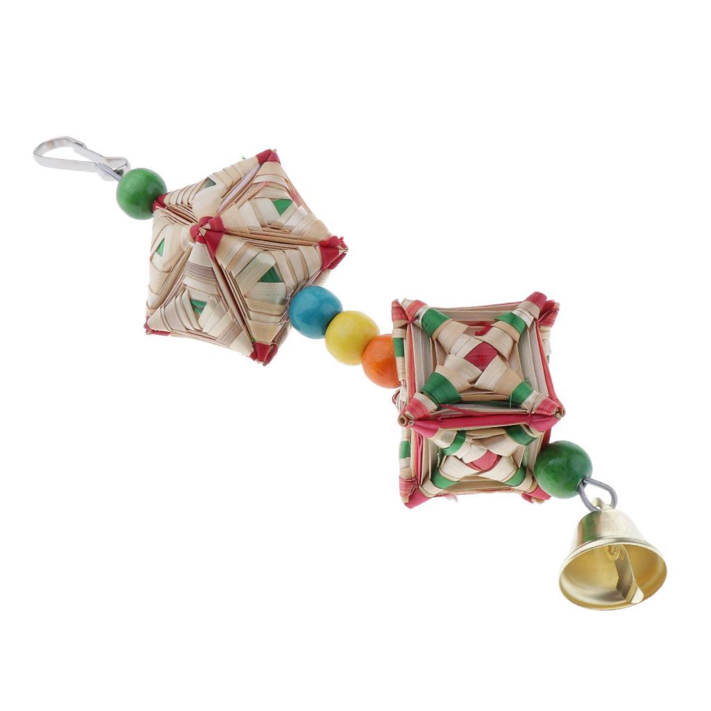 Bird Toys Parrot Swing Cage Supplies For Parakeet Cockatiel Budgie Lovebird
