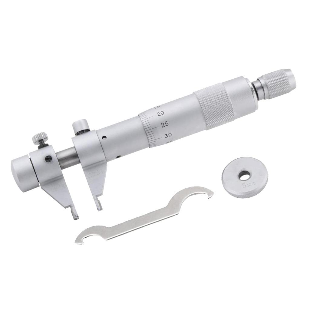 Kẹp Phanh Loại Bên Trong Micromet Đo Dụng Cụ 5-30 Mm 0.01 Mm, Thép Không Gỉ