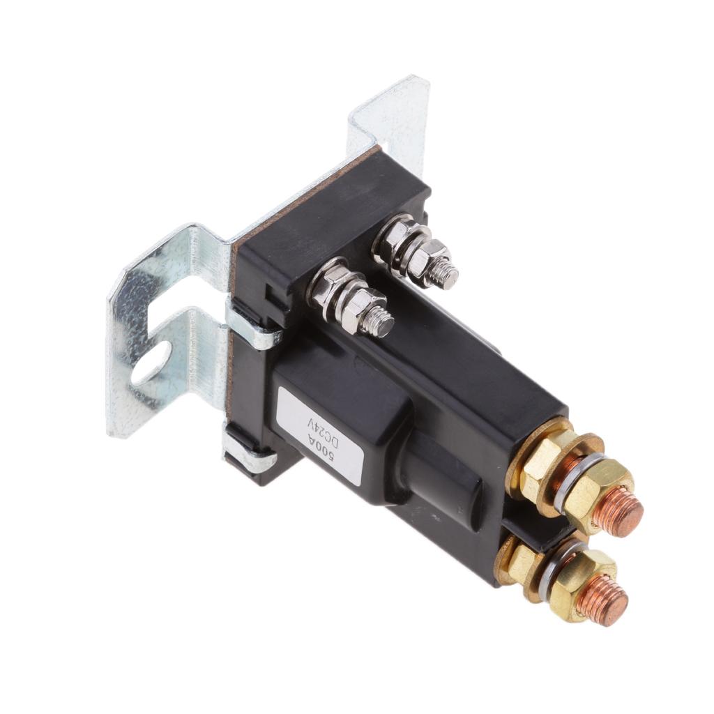 Dual Battery Isolator Relay Start On/Off 4 Pin 500A 24V For Car Power Switch