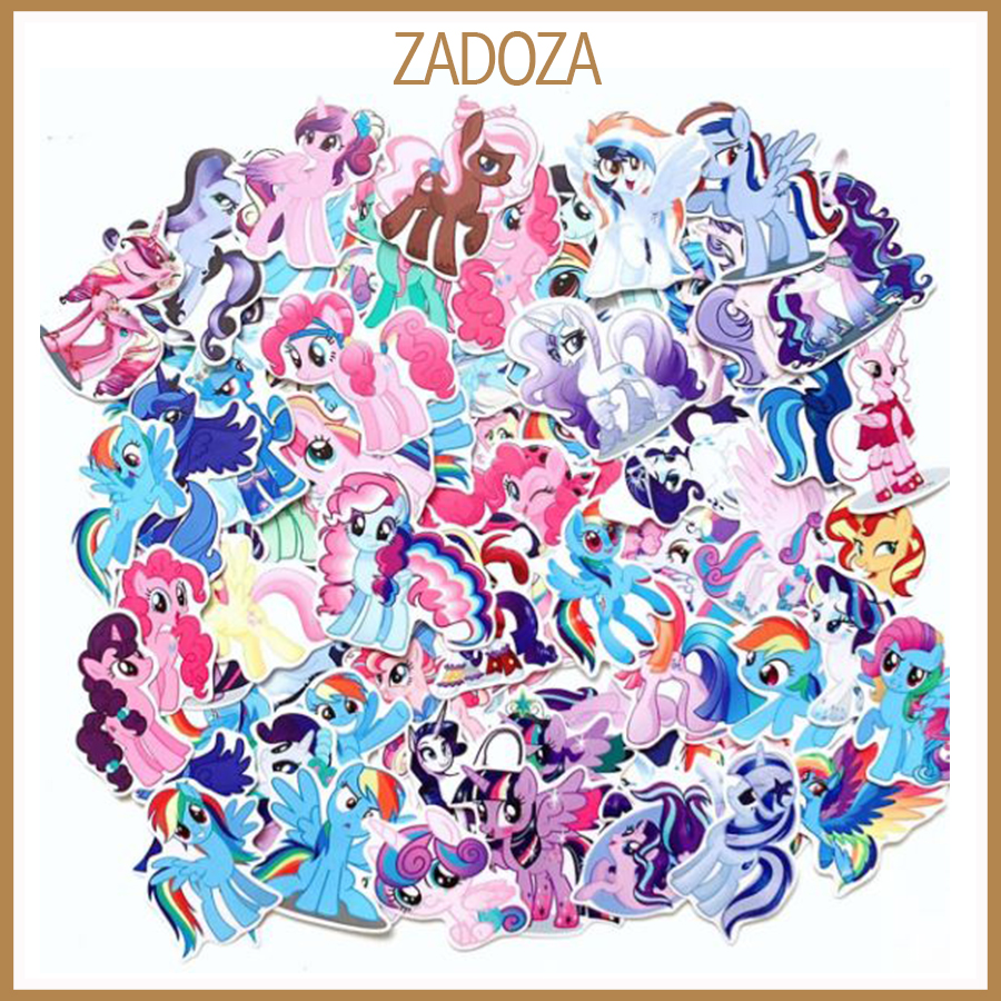 Sticker PONY decal dán laptop , điện thoại hình dán trang trí