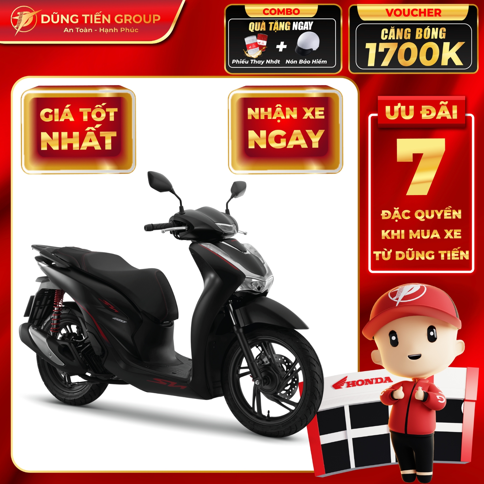 Xe Máy Honda SH160i Phiên Bản Đặc Biệt 2024