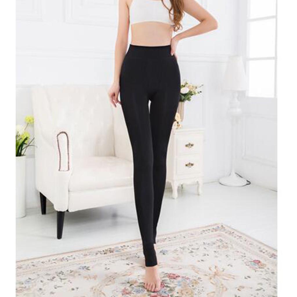 Women Winter Warm Fleece Lined Opaque Tights Thermal Leggings