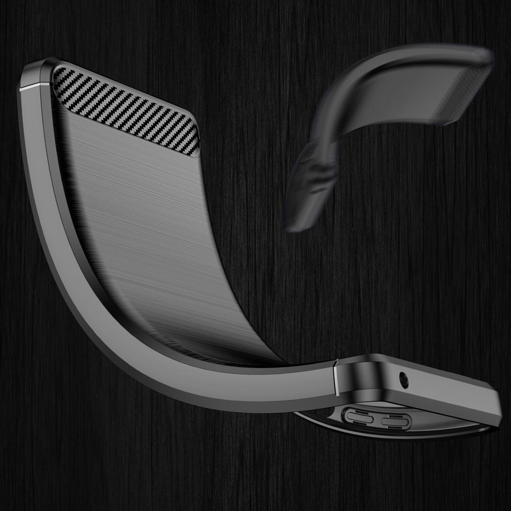 Ốp lưng dành cho Xiaomi Poco X4 Pro 5G ốp silicone mềm Carbone phay xước chống sốc chống vân tay