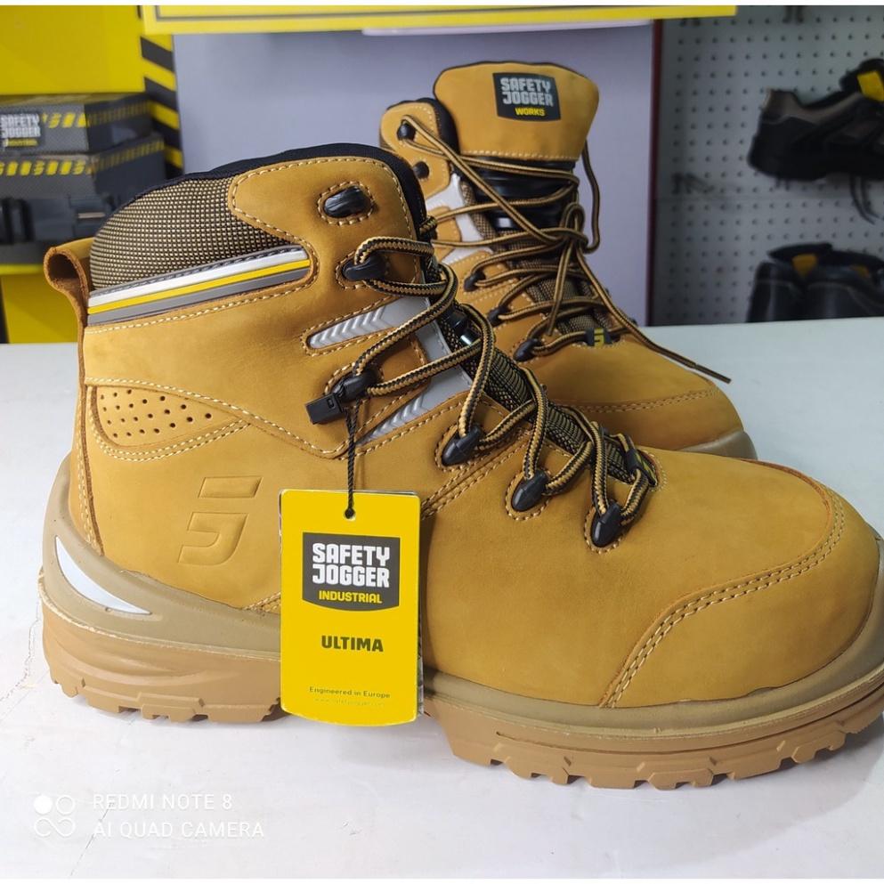 Giày Bảo Hộ Safety Jogger Ultima Da Thật, Đế Chống Đâm Xuyên, Trơn Trượt, Chống Tĩnh Điện, Chống Va Đập