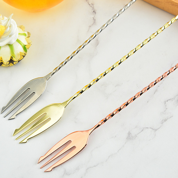 Thìa pha chế quầy bar inox -bar spoon