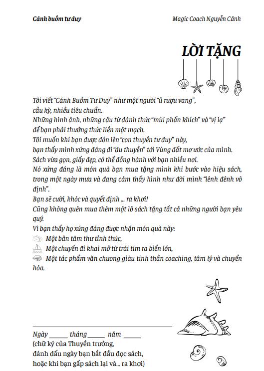 Sách CÁNH BUỒM TƯ DUY