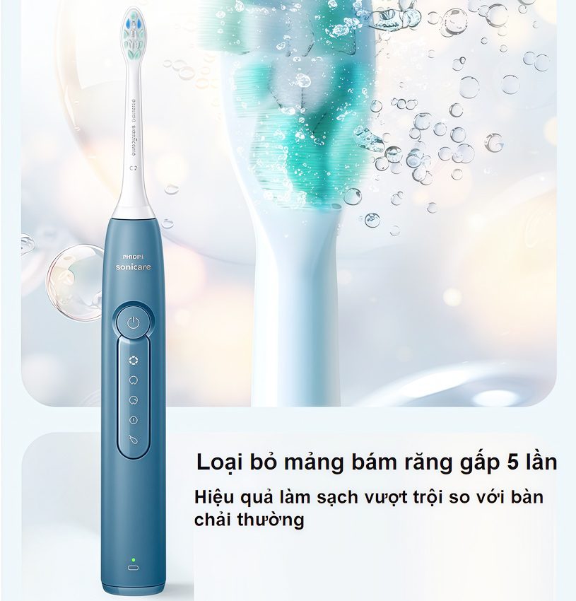 Bàn chải đánh răng điện Sonicare ProtectiveClean serial 5300. Thương hiệu Hà Lan cao cấp Philips - HX5181 - HÀNG CHÍNH HÃNG