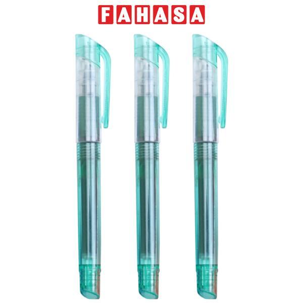 Vỉ 3 Bút Gel 0.5 mm - Marvy 850 - Mực Xanh Lá