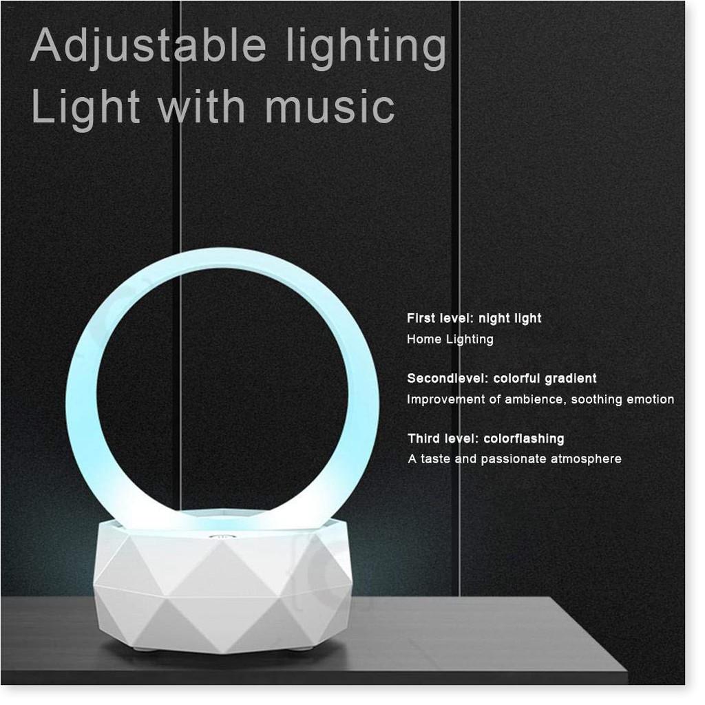 Loa bluetooth để bàn kiêm đèn ngủ hiệu ứng LED Gia Dụng SG