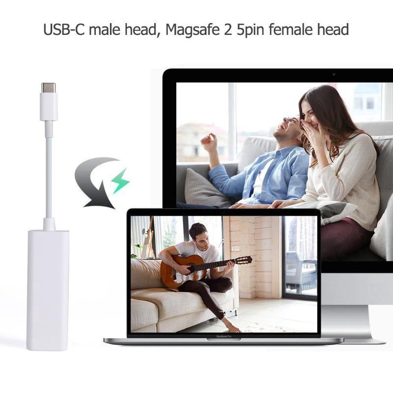USB C Type-C Male to MagSafe 2 1 5 Pin Female Converter for Mac book air iPad