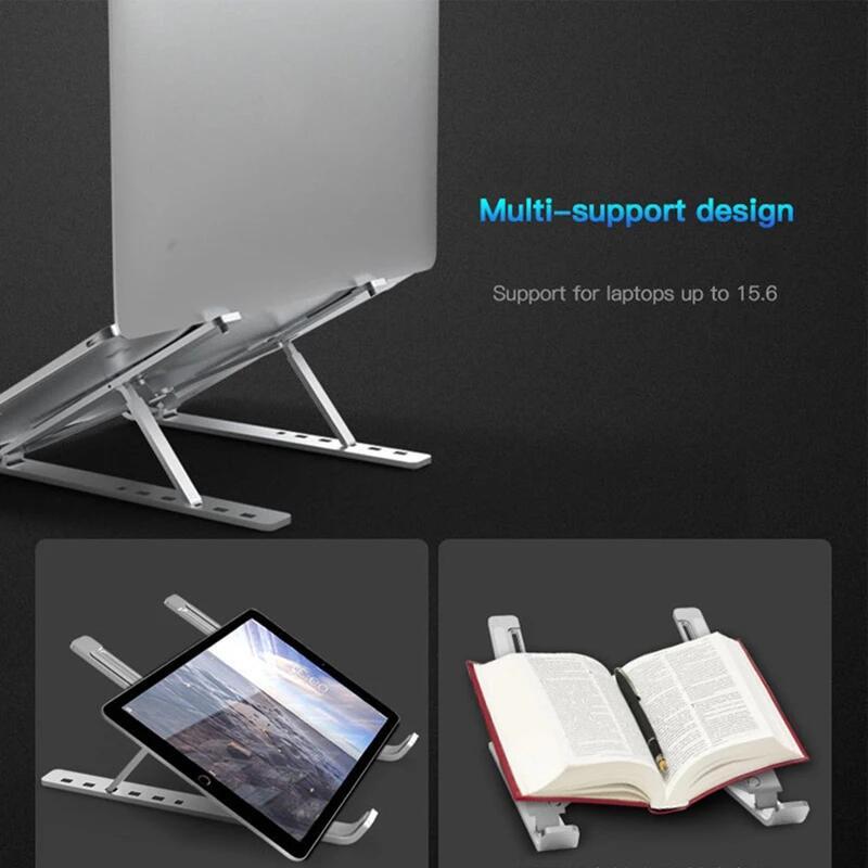 Giá Đỡ Nâng Chiều Cao Laptop Bằng Hợp Kim Nhôm Có Thể Gấp Gọn Tiện Dụng