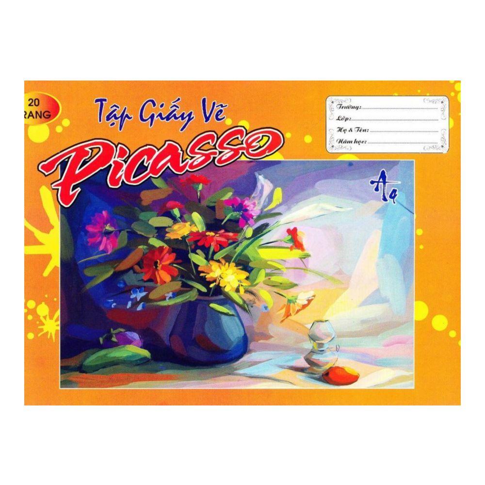 Tập Giấy Vẽ Picasso A4 Khổ Ngang