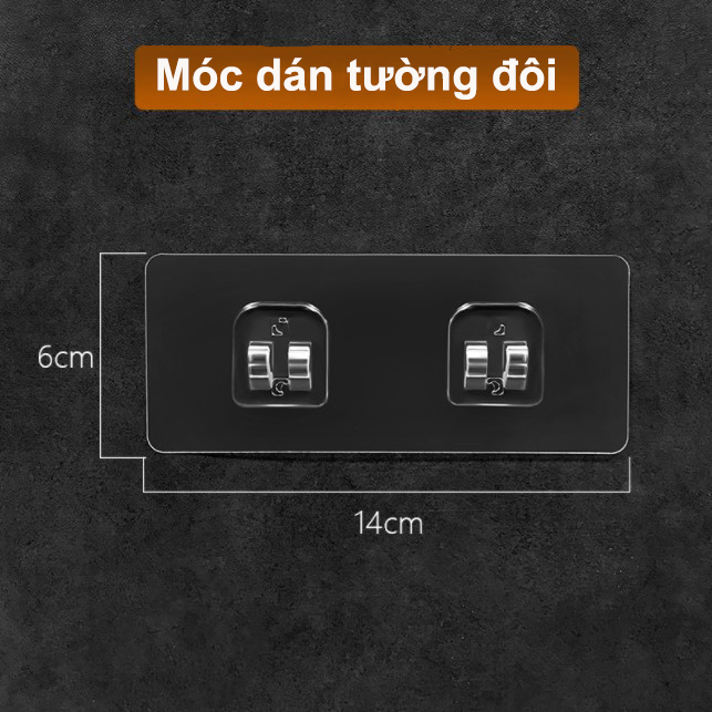 Móc Dán Tường Đôi Thần thánh Chịu Lực, Siêu Dính