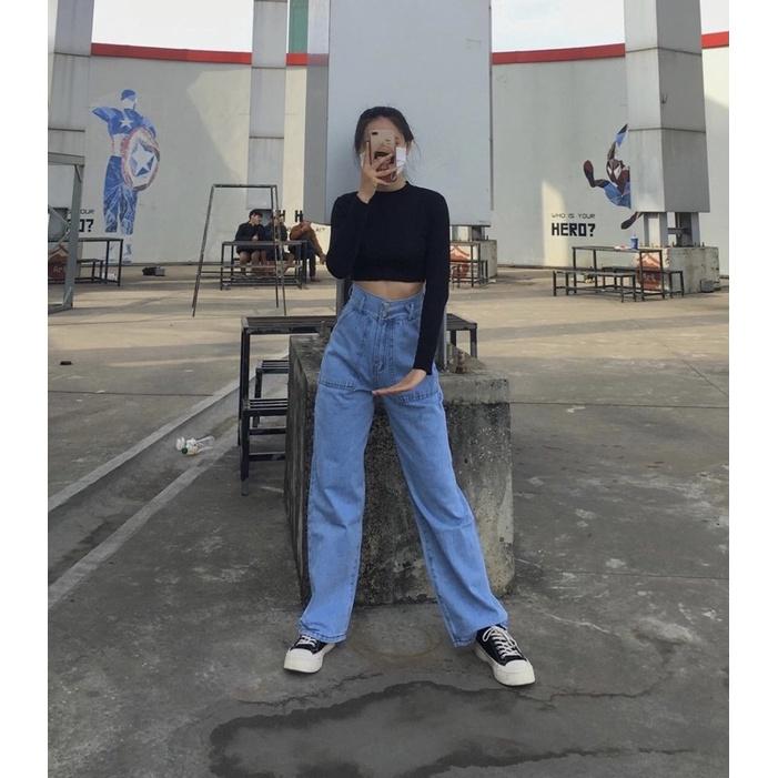 Quần Baggy JEANS Ống Suông