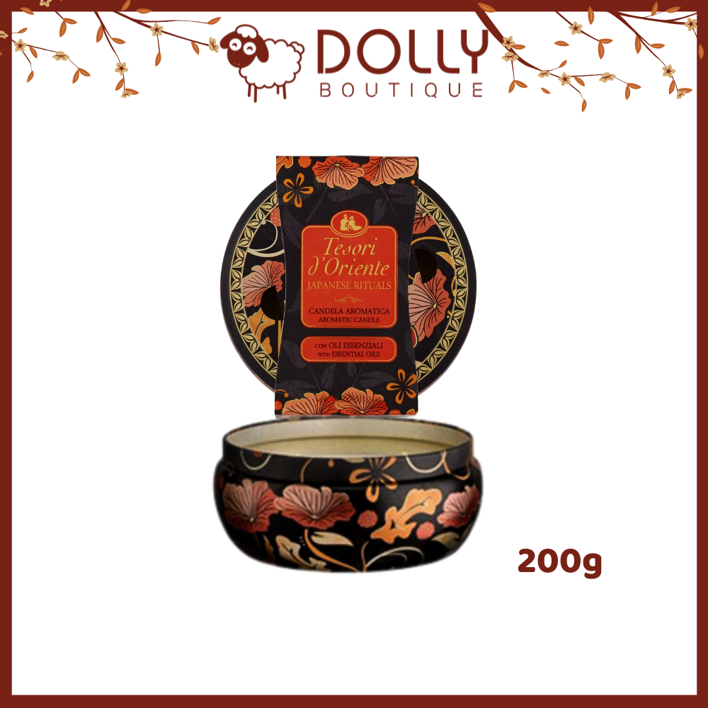 Nến Thơm Hương Hoa Trà Tesori d’Oriente Japanese Rituals Aromatic Candle 200g