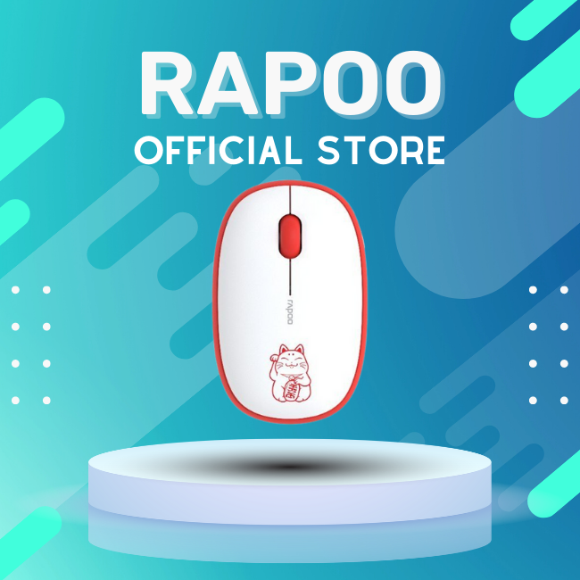 Chuột không dây Rapoo M650 Lucky Cat (Wireless/Bluetooth) - Hàng chính hãng