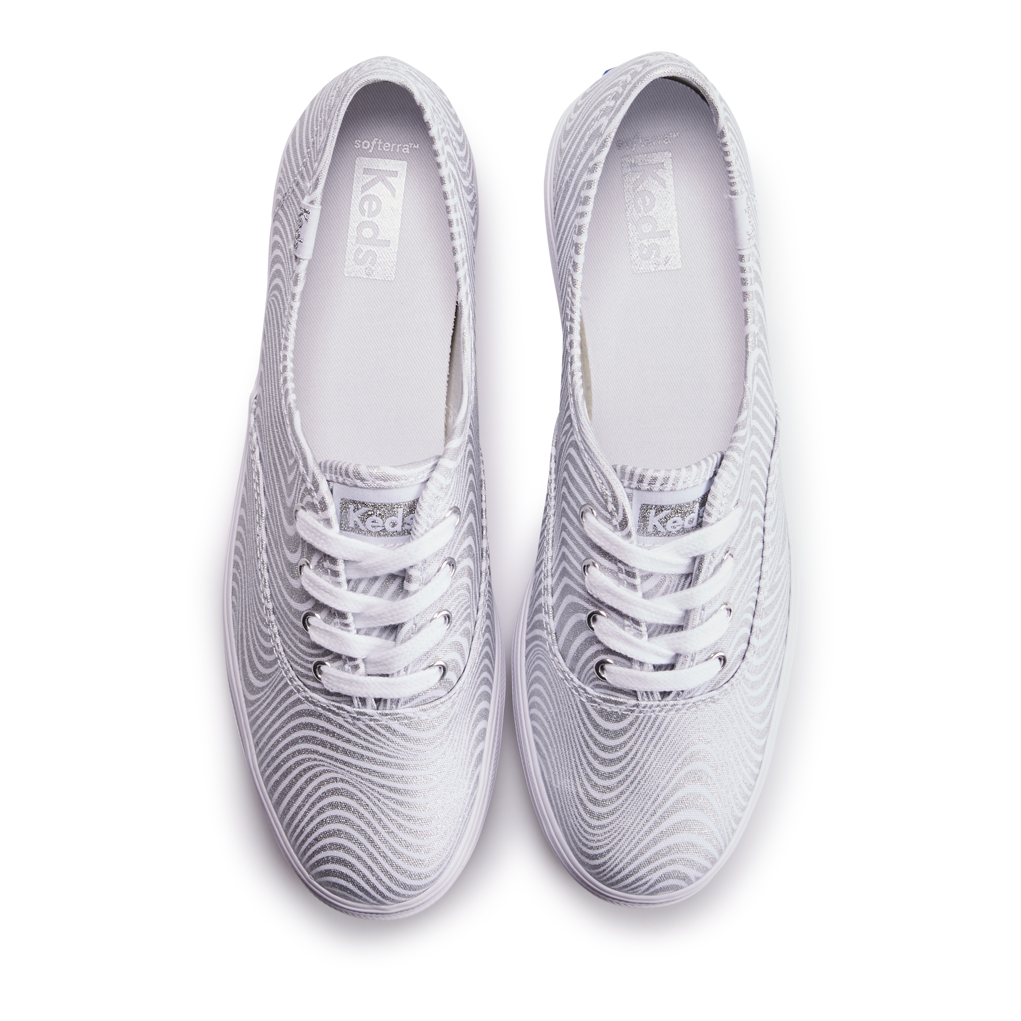 Giày Keds Nữ- Triple Canvas CVO Metallic Silver- KD066615