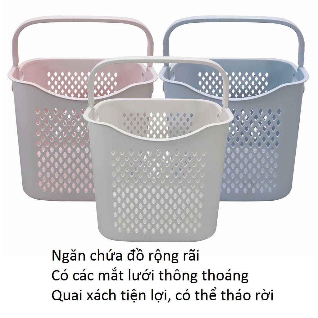 Kệ Đựng Đồ Đa Năng 3 Tầng, 2 Tầng Có Bánh Xe, Kệ Đa Năng Đựng Đồ, Rổ Đựng Quần Áo 3 Tầng 2 Tầng Có Bánh Xe