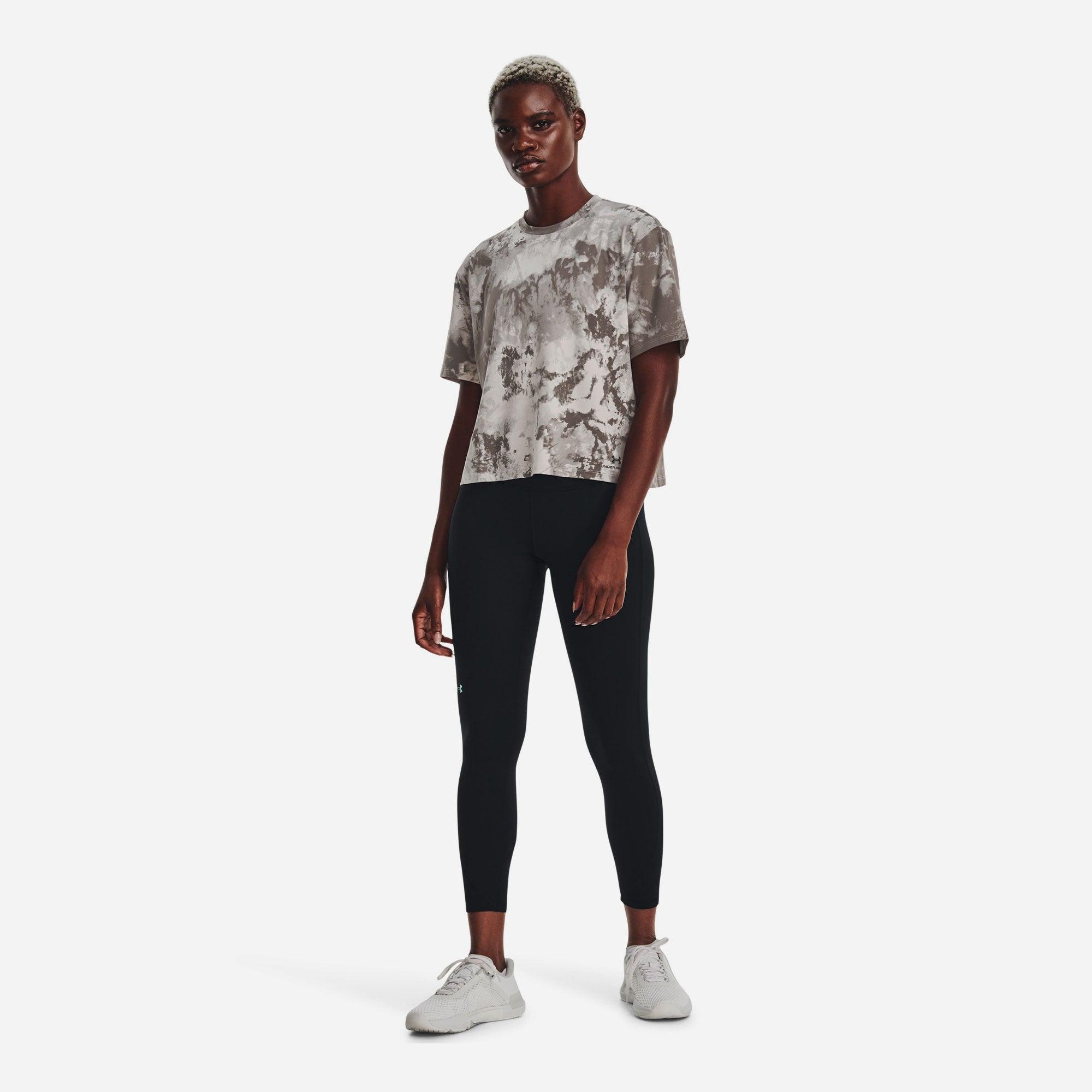 Áo thun tay ngắn thể thao nữ Under Armour Rush Energy Printed - 1373974-176