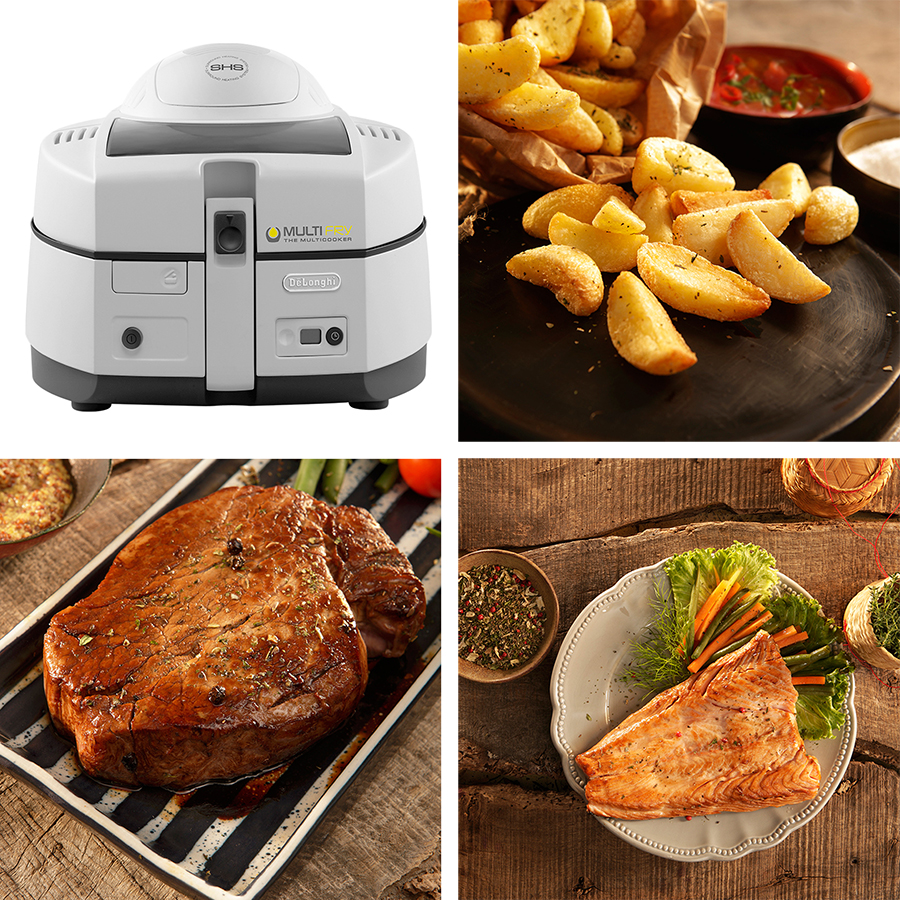 Nồi Chiên Không Dầu Delonghi FH1130 (1400W) - Trắng - Hàng Chính Hãng