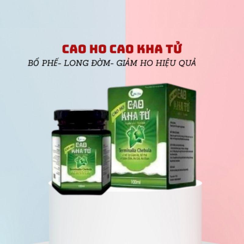 CAO HO CAO KHA TỬ 100ml -Giải pháp cho người ho,viêm họng lâu ngày