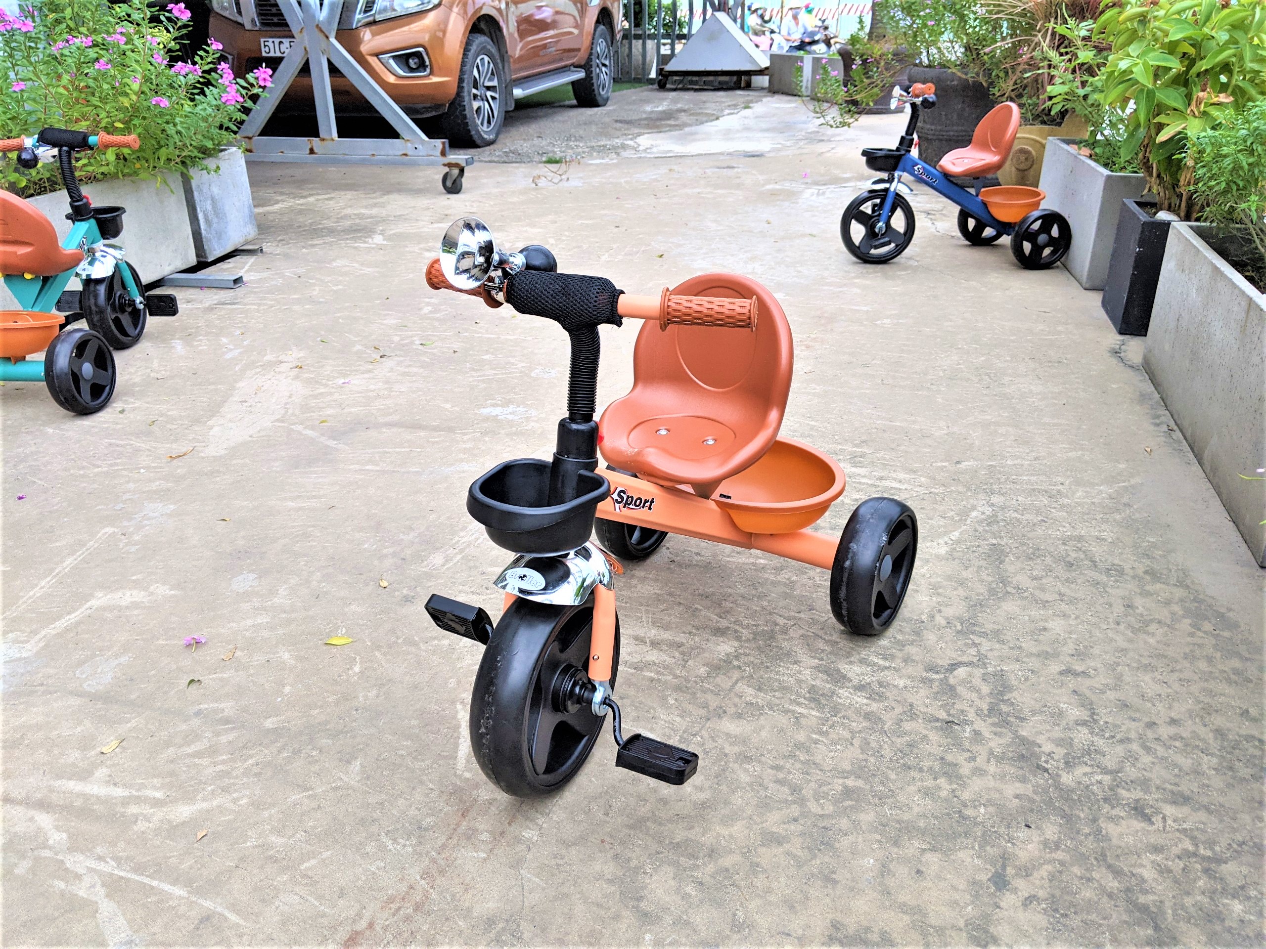 Xe ba bánh cho trẻ Broller BABY PLAZA XD3-902