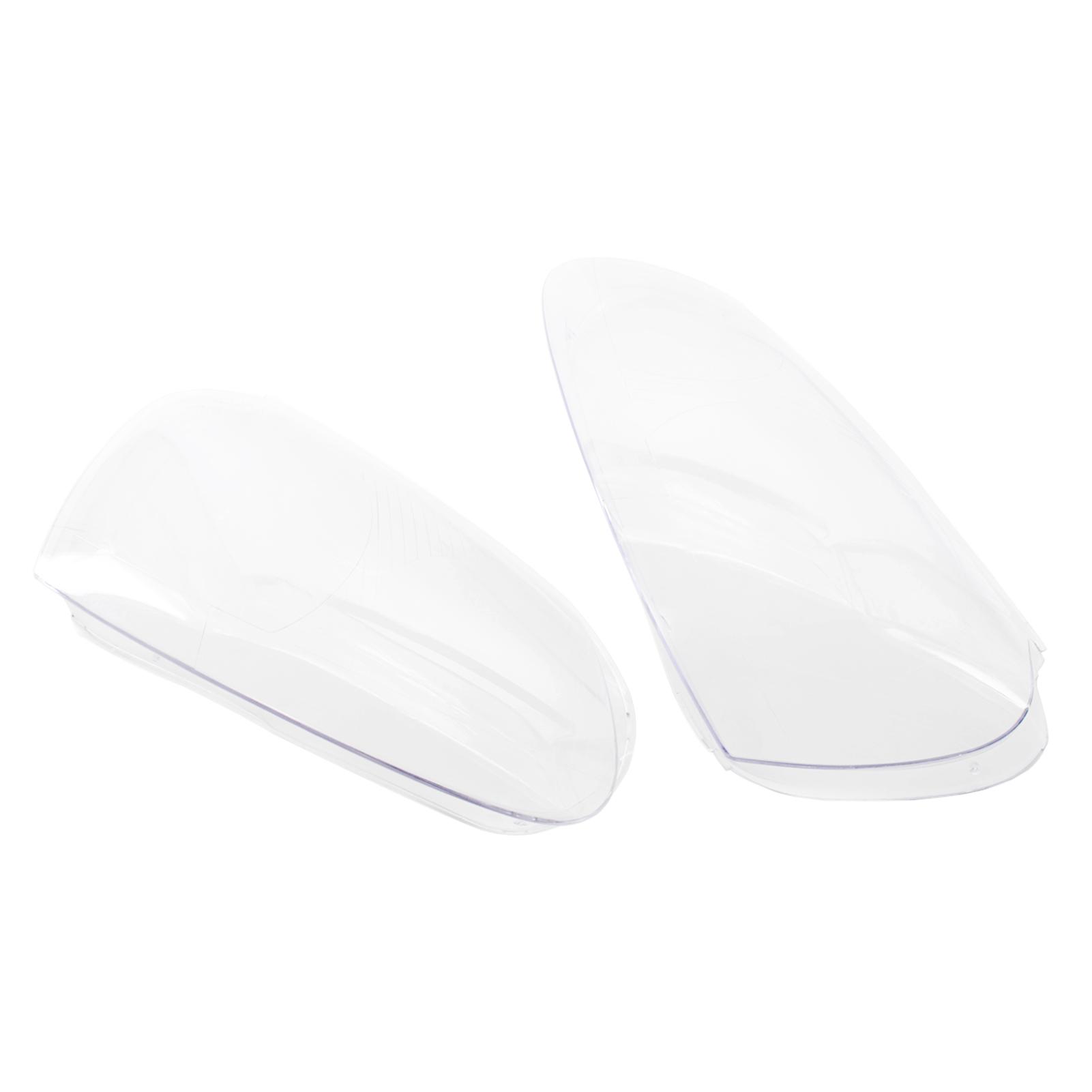 1 Pair Car Front Headlight Clear Lens Cover Plastic 1K6941005S 1K6941006S Replacement for VW Golf Jetta 2005-2009