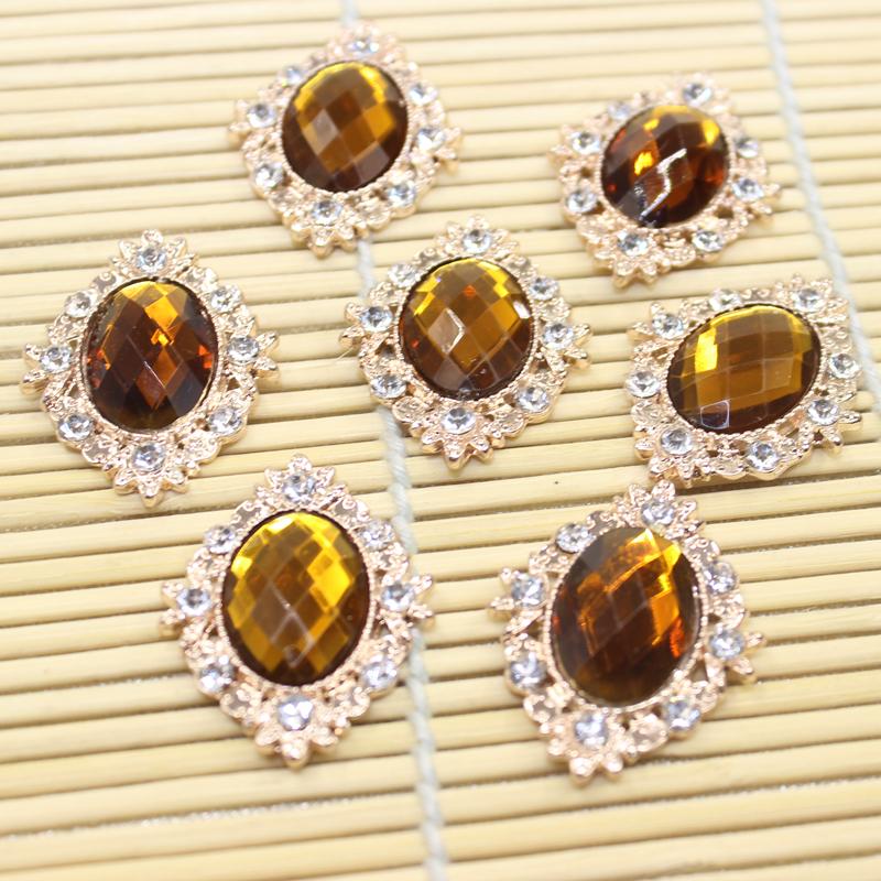Set 10 Mặt Đá Nhân Tạo Kiểu Dáng Cổ Điển Dùng Trang Trí Độc Đáo