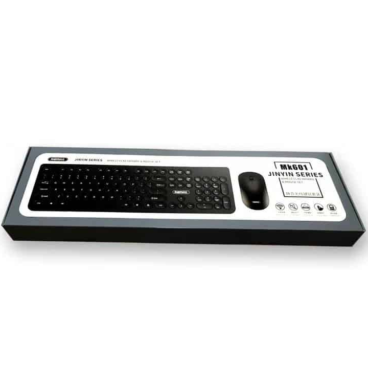 Combo bàn phím và chuột không dây Remax MK601 Jinyin Series - Hàng nhập khẩu
